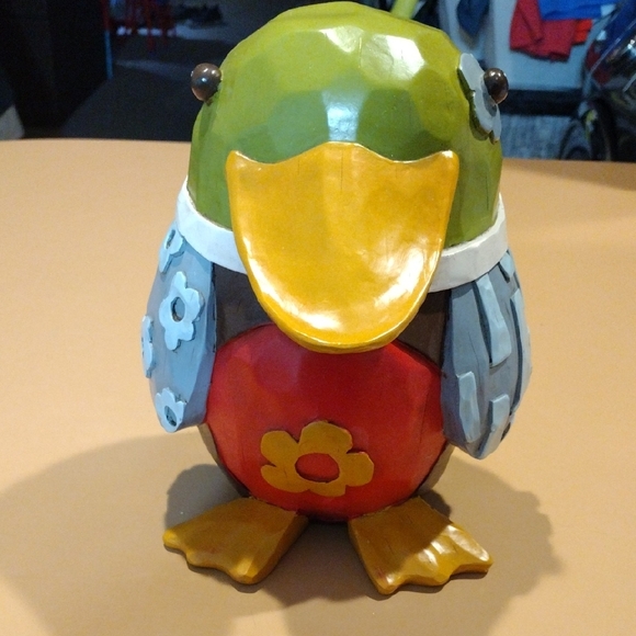 Better Homes And Gardens Green and Red Bird Statue - Picture 6 of 6